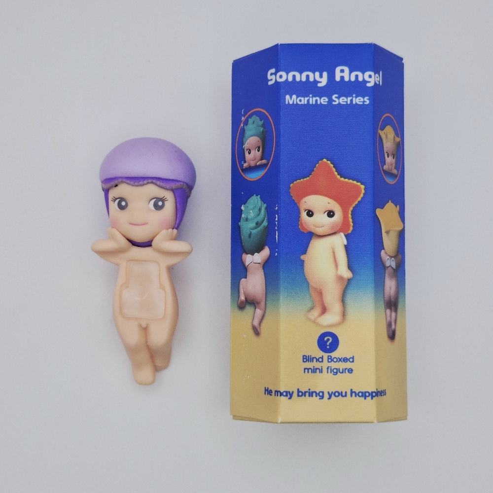 Sonny Angel Marine Series Blind Box Phone Hipper Toy Desk Decor Gift